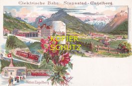 Stansstad-Engelberg-Bahn (Litho) /az
