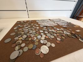 Collection de pieces de monnaie diverses 