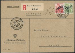 1942 - Bundesverwaltung BVW - Brief - BFr