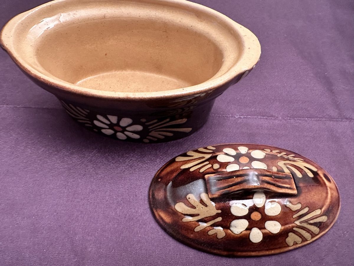 Tutte le decorazioni: Rustikale Keramik Dose mit Deckel, Vintage-Stil! – Usato da Zürich venduto da isa_yzc7 1