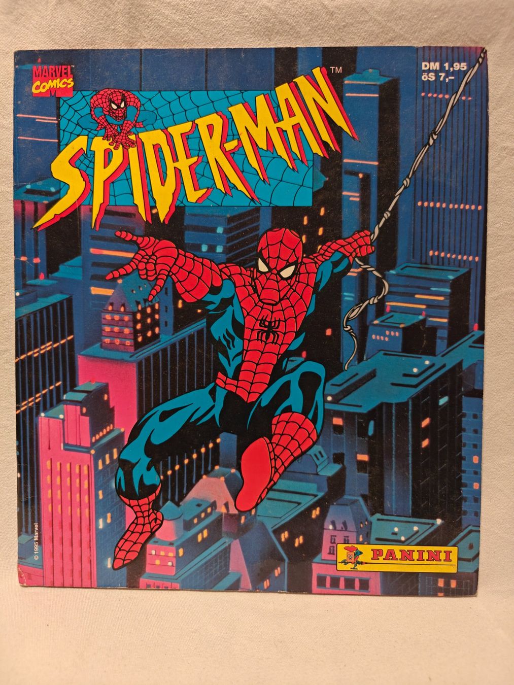 Panini Album: Spider-Man 1995 Panini Stickeralbum – Usato da Gutenswil venduto da Vulcano21