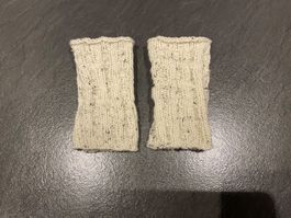 Handgestrickte Pulswärmer - Amedisli Beige
