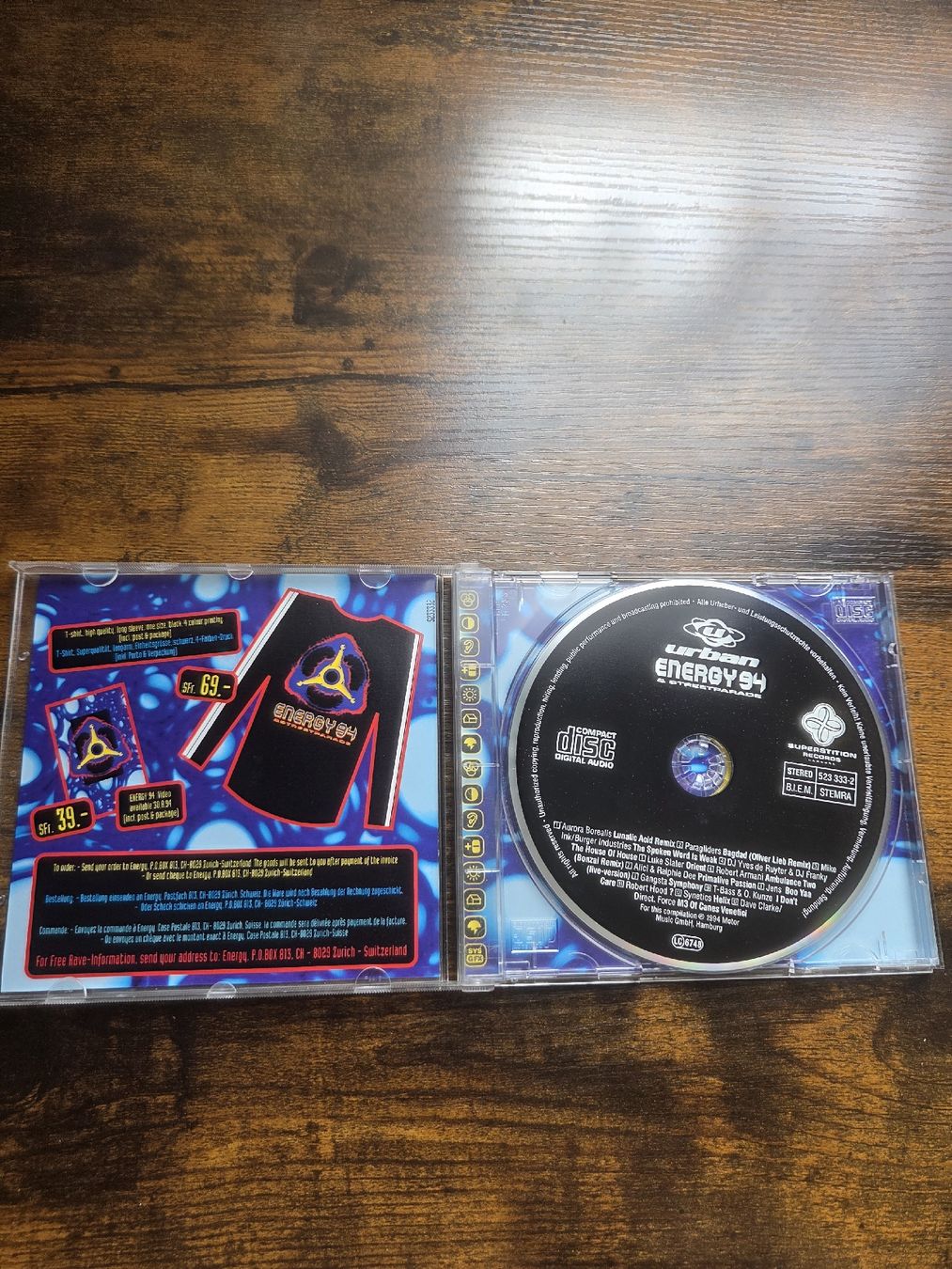 CDs: Energy 94 Streetparade The Disc CD compilation 1994 – Gebraucht aus Winterthur von Maricels_Boutique 2
