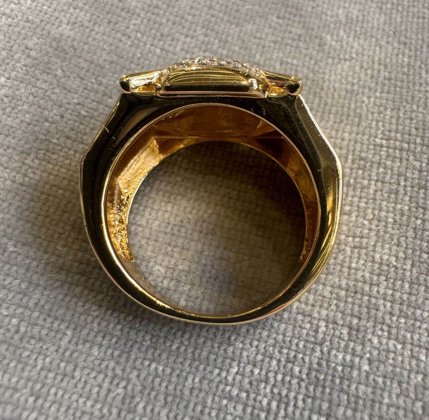 Anelli: Anello Pantera in acciaio dorato – Nuovo (secondo la descrizione) da Porza venduto da GioCa65 2