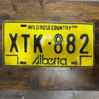 🇨🇦 Autoschild - Alberta XTK-882 - Kanada