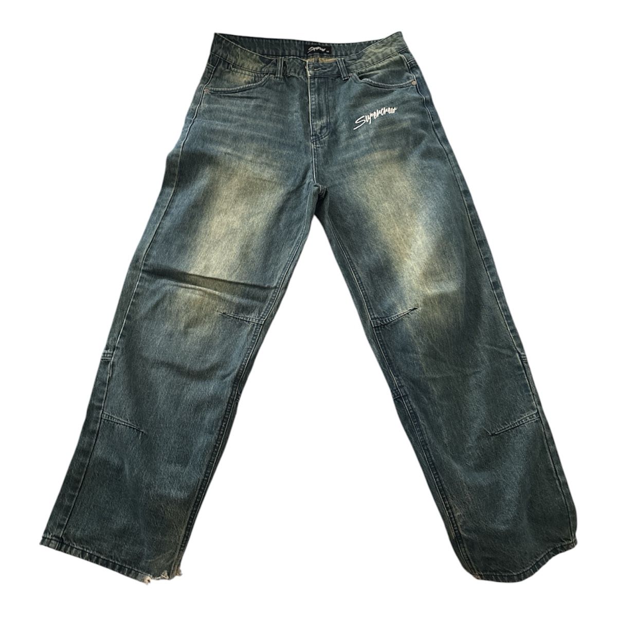 Jeans: Loose Fit Washed Denim – Usato da Trimbach venduto da moh_8cwn