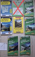 Wanderkarten neuwertig pro Stk
