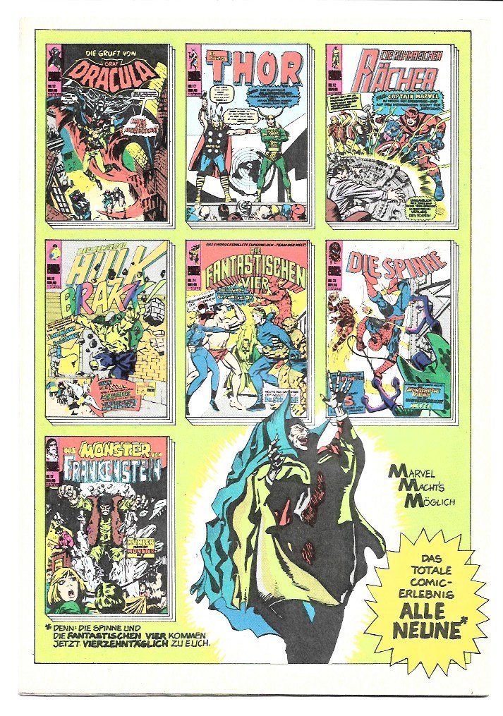 Fumetti: Die Spinne Williams Verlag 1974 Band 21, Marvel – Usato da Winterthur venduto da Wolfensberg 1
