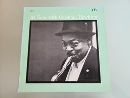 Coleman Hawkins At Ease with LP Vinyl 1985 Jazz