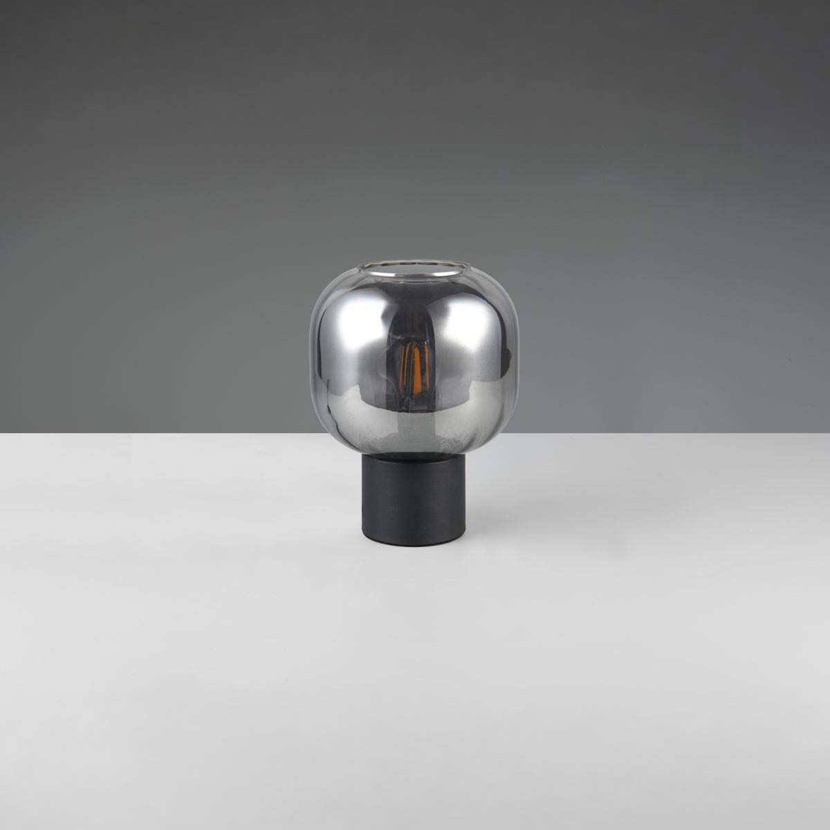 Lampade: Tischleuchte, Glas, Chrom, 26 cm Höhe – Nuovo (secondo la descrizione) da Kreuzlingen venduto da Smart-Light 2