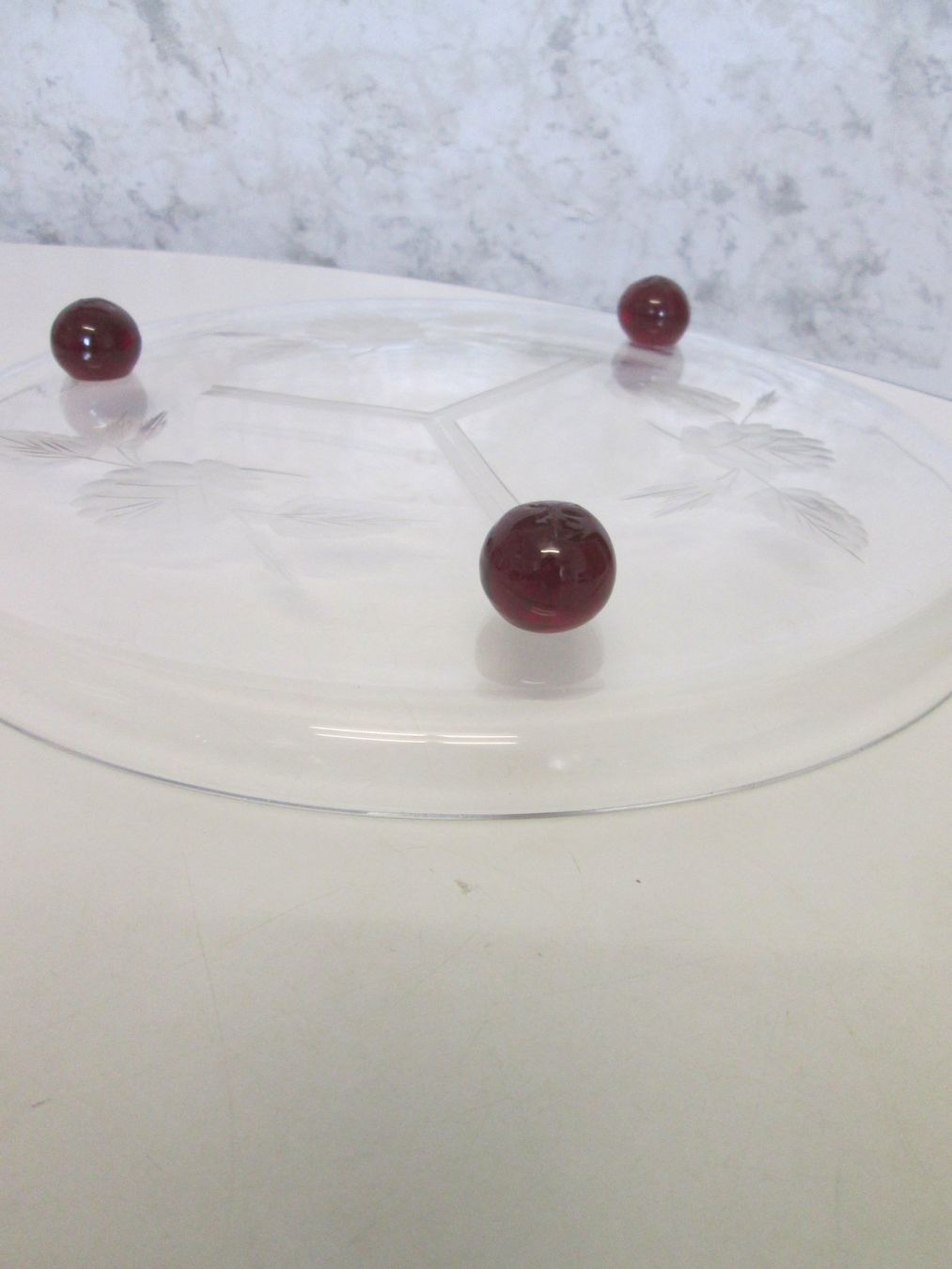 Piatti di portata: Tortenplatte aus Glas, alt – Usato da Sementina venduto da babucia 3