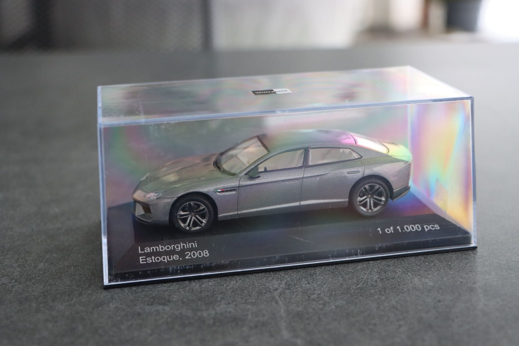 Lamborghini Modellini d'auto: Lamborghini Estoque 2008 1:43 WhiteBox – Nuovo e nell'imballaggio originale da Bühl b.Aarberg venduto da modelldiecast 5