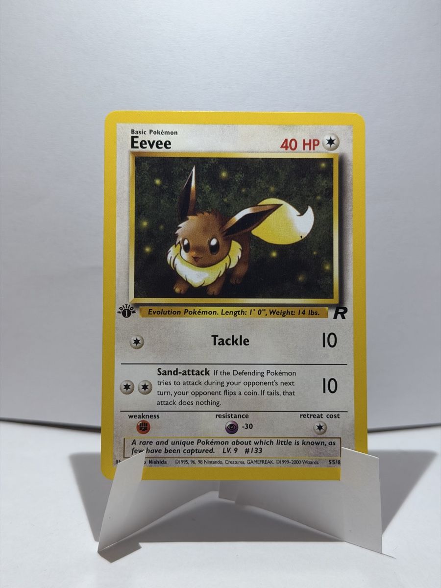 Pokémon Cartes à collectionner: Evoli (Eevee) 1. Edition 55/82 Team Rocket Set – Neuf (Voir description) à Wetzikon ZH par kev_2rhl