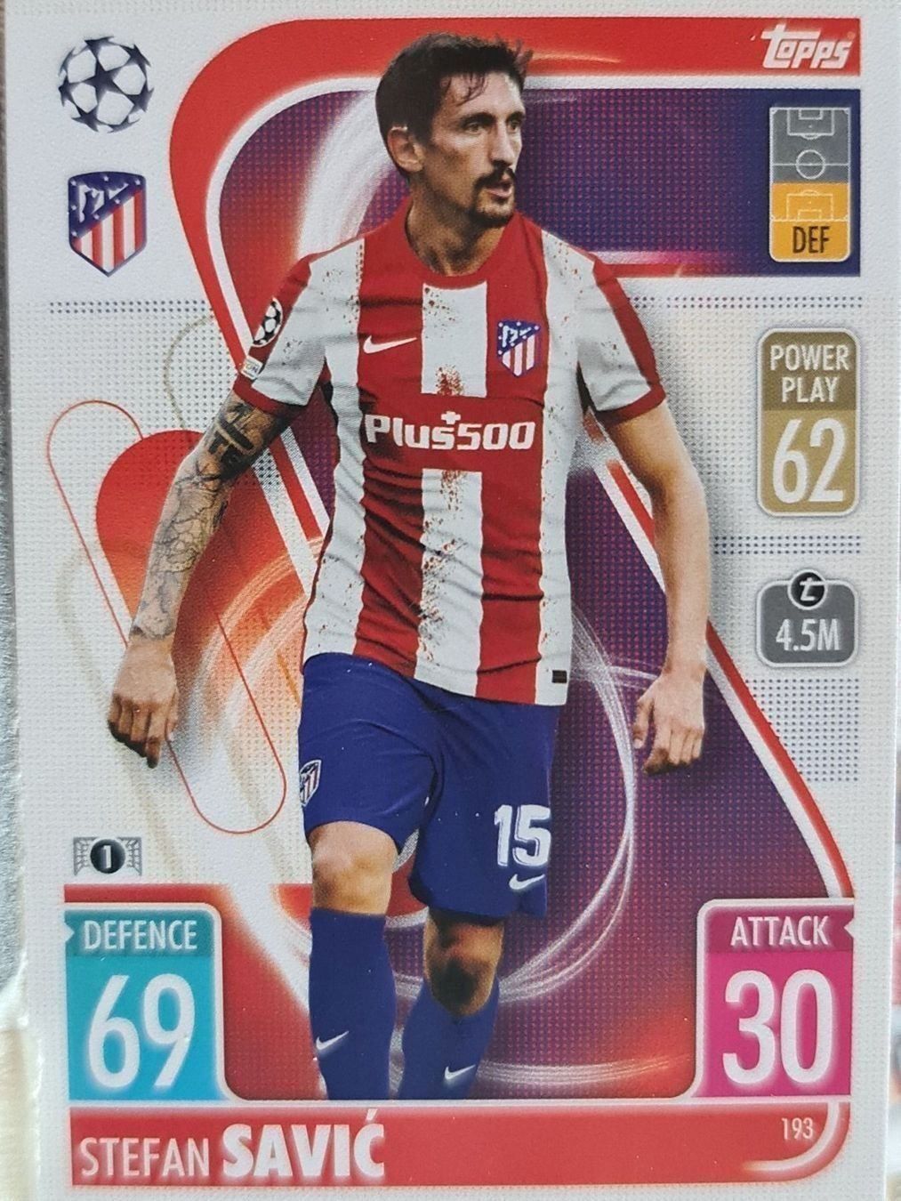 Topps Sammelbilder & Trading cards: Topps Match Attax 193 – Gebraucht aus Dintikon von Prime-shop