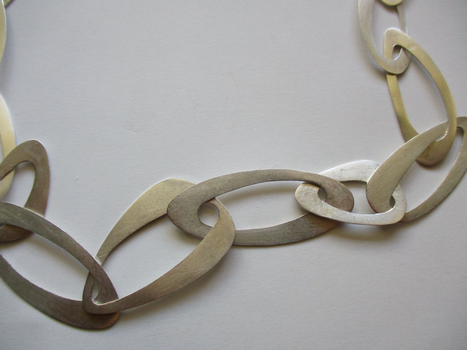 Catenine: Collier chaîne argent massif 925, design moderne – Usato da La Sarraz venduto da vic_v6kz 2