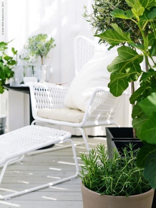 Ikea Poltrone: Gartenstuhle weiss Ikea Högsten – Usato da Allenwinden venduto da 8eva8 5