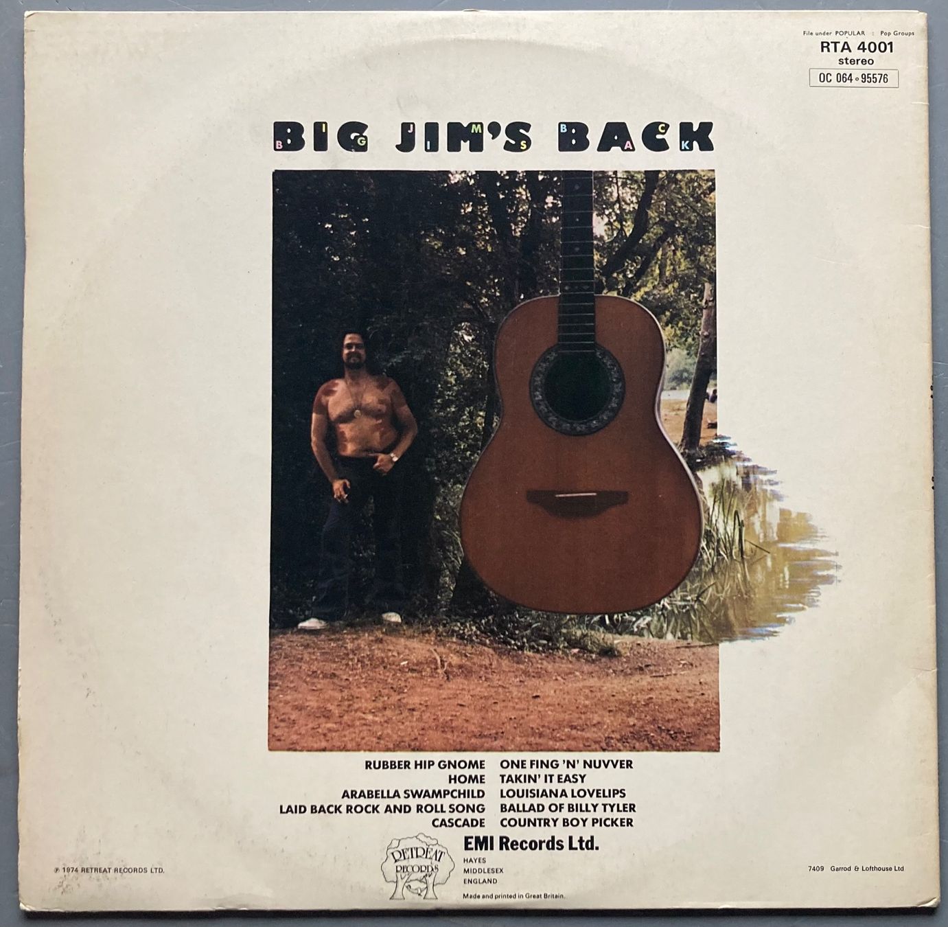Dischi in vinile: BIG JIM SULLIVAN - BIG JI'MS BACK – Usato da Poliez-Pittet venduto da Newtown-Records 1