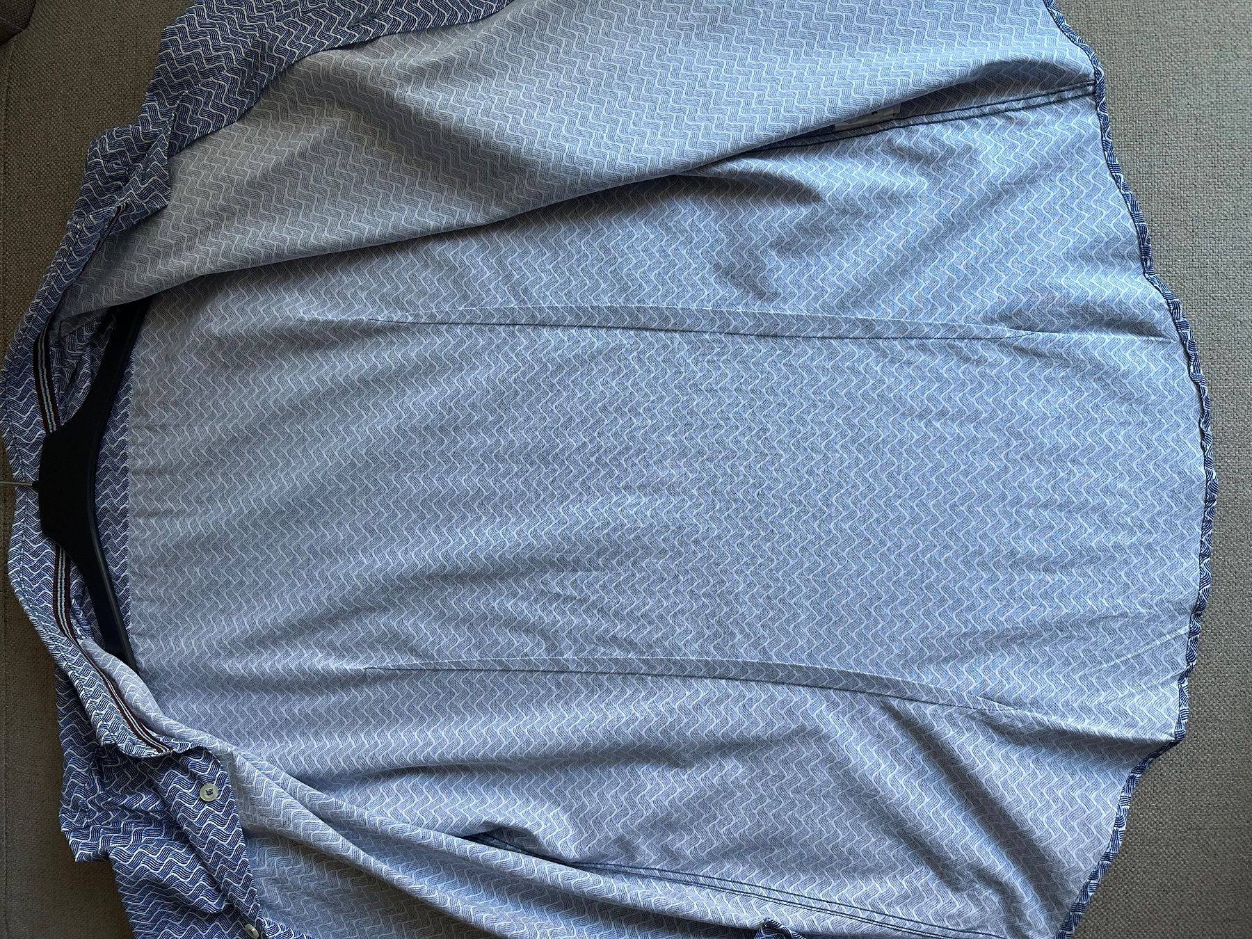 Camicie: Hemd blau, mit Muster – Nuovo (secondo la descrizione) da Zürich venduto da equalizer87 5