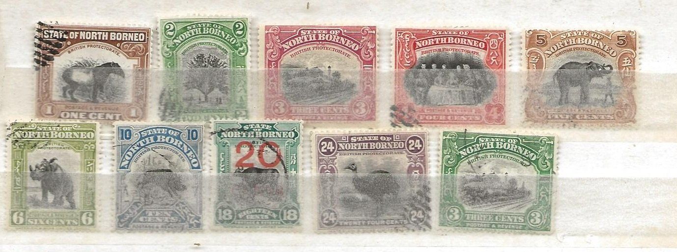 Tutti i francobolli: Bornéo Nord 1909 ... – Usato da Sion venduto da PierreP01