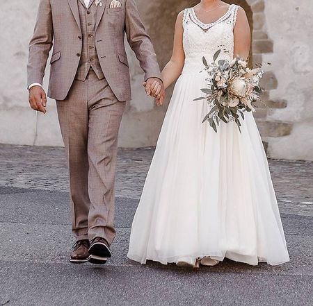 Wunderschönes Boho Hochzeitskleid Grösse 38