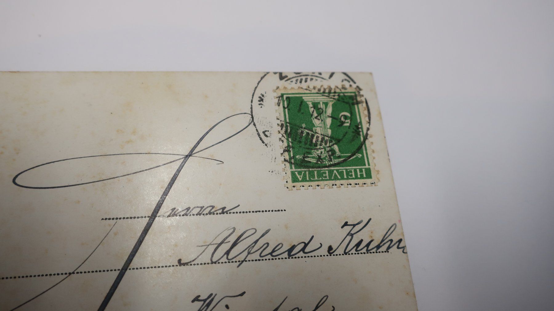 Ansichtskarten: Zürich - Hardturm N°4319  1912 – Defekt aus Cormoret von Pascalll2001 5