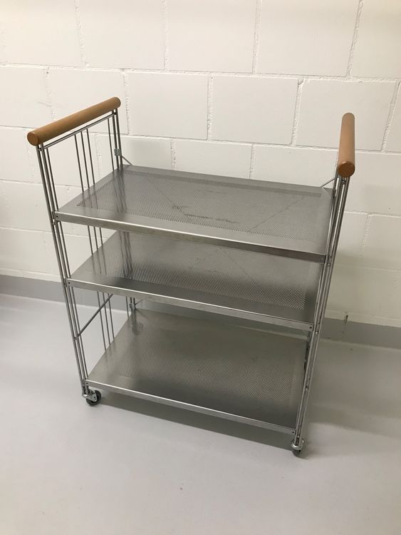 2er Set Grillkörbe Aus Edelstahl 304 Mit Holzgriffen – Perfekt Für Gemüse, Fisch & Fleisch