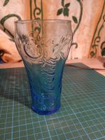 Coca-Cola Glas blau Verlauf guter Zustand gebraucht