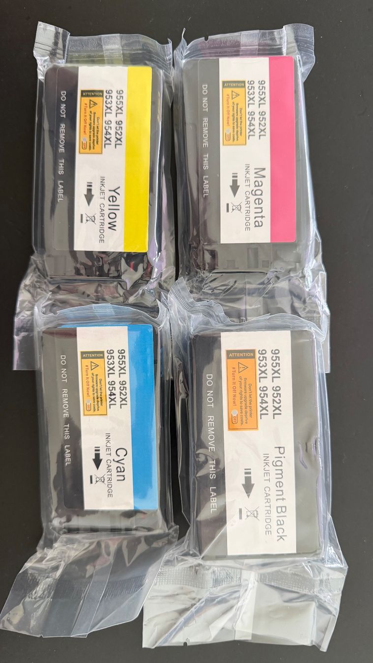 Hewlett Packard Cartucce per stampanti & toner: hp Druckerpatronen Set mit grösster Tintenmenge – Nuovo e nell'imballaggio originale da Wetzikon ZH venduto da Bruno1234567890