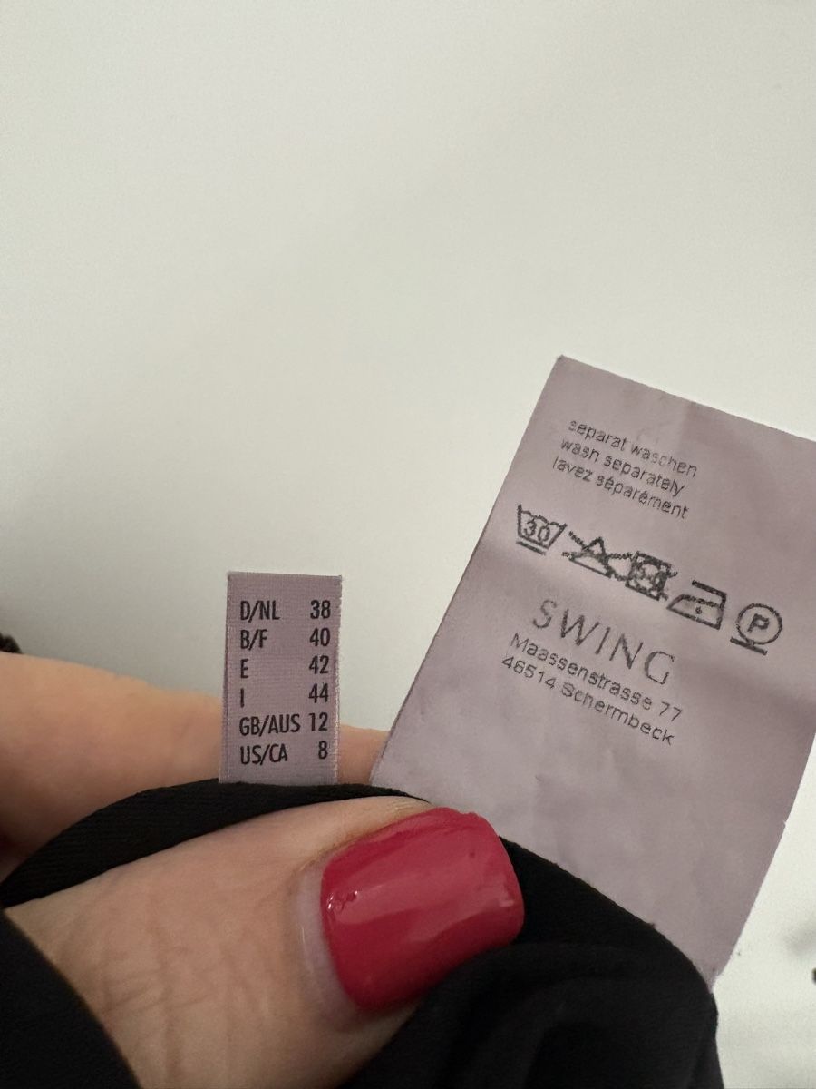 Kleider: Elegantes SWING Kleid Schwarz, Gr. 38 – Gebraucht aus Regensdorf von secondchancefashion 5