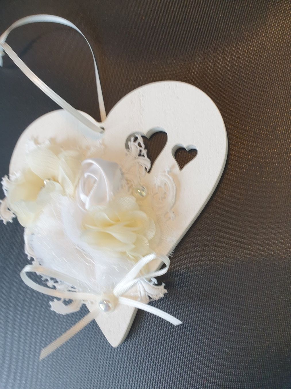 Tutte le decorazioni: Geschenk Herz Deko Shabby Chic Spitze Muttertag Geburtstag – Nuovo e nell'imballaggio originale da Gossau ZH venduto da Goes05 2