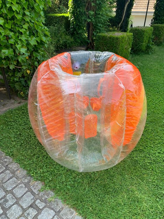 FUNNETOYU 2er Set Aufblasbare Patting Bälle Mit Kette - Bouncy Balls Für Kinder