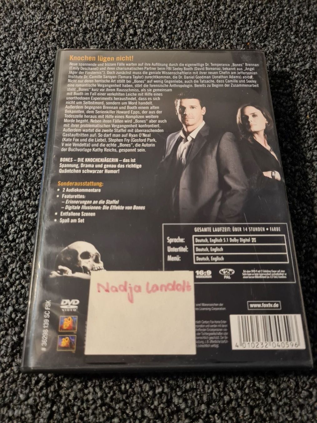 Tutti i DVDs: BONES STAFFEL 2 – Usato da Ruswil venduto da jan_bxl5 1