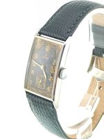 Seltene Omega Art Deco im Stahl Herrenuhr aus dem ca. 1936