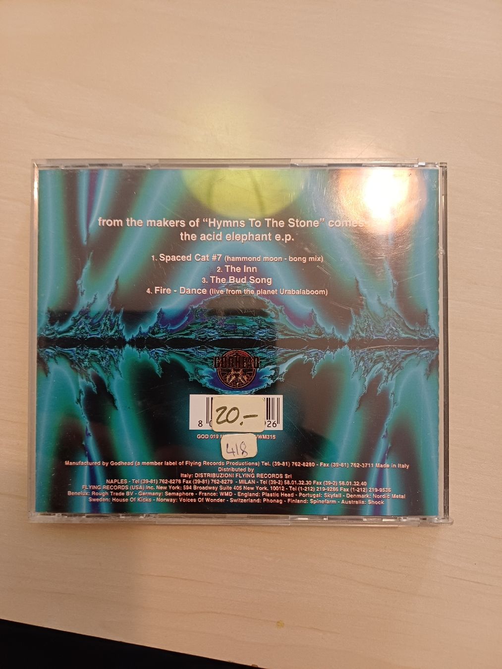 CD: Acrimony - the acid elephant ep – Usato da Morbio Inferiore venduto da supermammuth 2