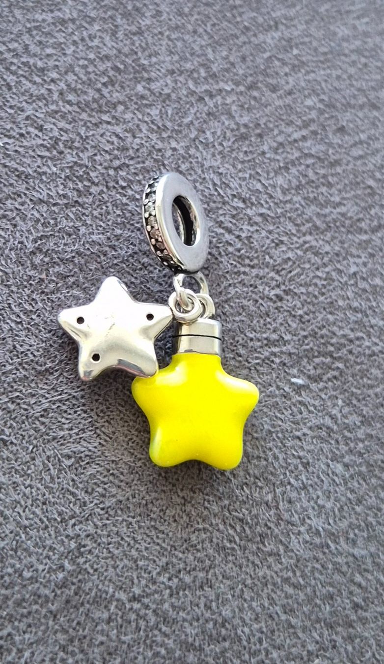 Ciondoli: Silber Charm Stern leuchtend +Garantie – Nuovo (secondo la descrizione) da Rotkreuz venduto da Carbone_Bijou-Shop 1
