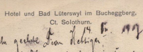 Cartoline postali: Lüterswyl   Waldpartie – Usato da Aarau venduto da kufi44 1