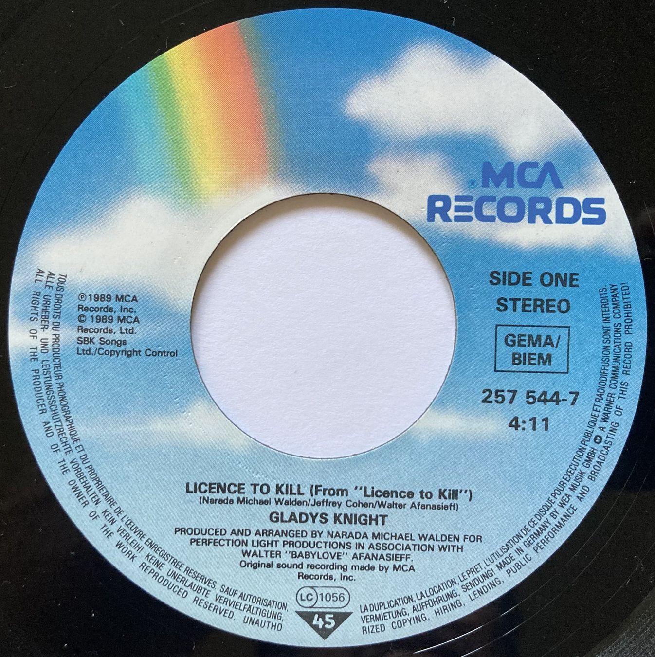 Dischi in vinile: GLADYS KNIGHT - LICENCE TO KILL – Usato da Bottens venduto da hotter-than-hell 2