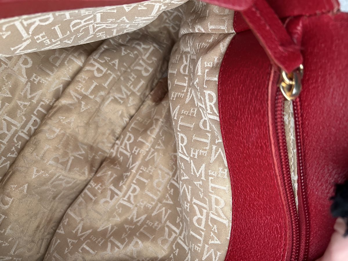 Borse da donna: Rote Lamarthe Handtasche aus Leder – Usato da Bülach venduto da lguedeskr 3