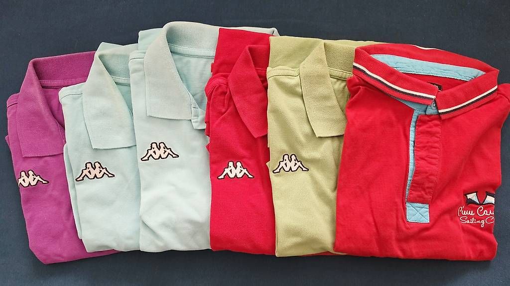 Magliette Polo: 6 HERREN POLOSHIRT – Usato da Visp venduto da Glaci2212