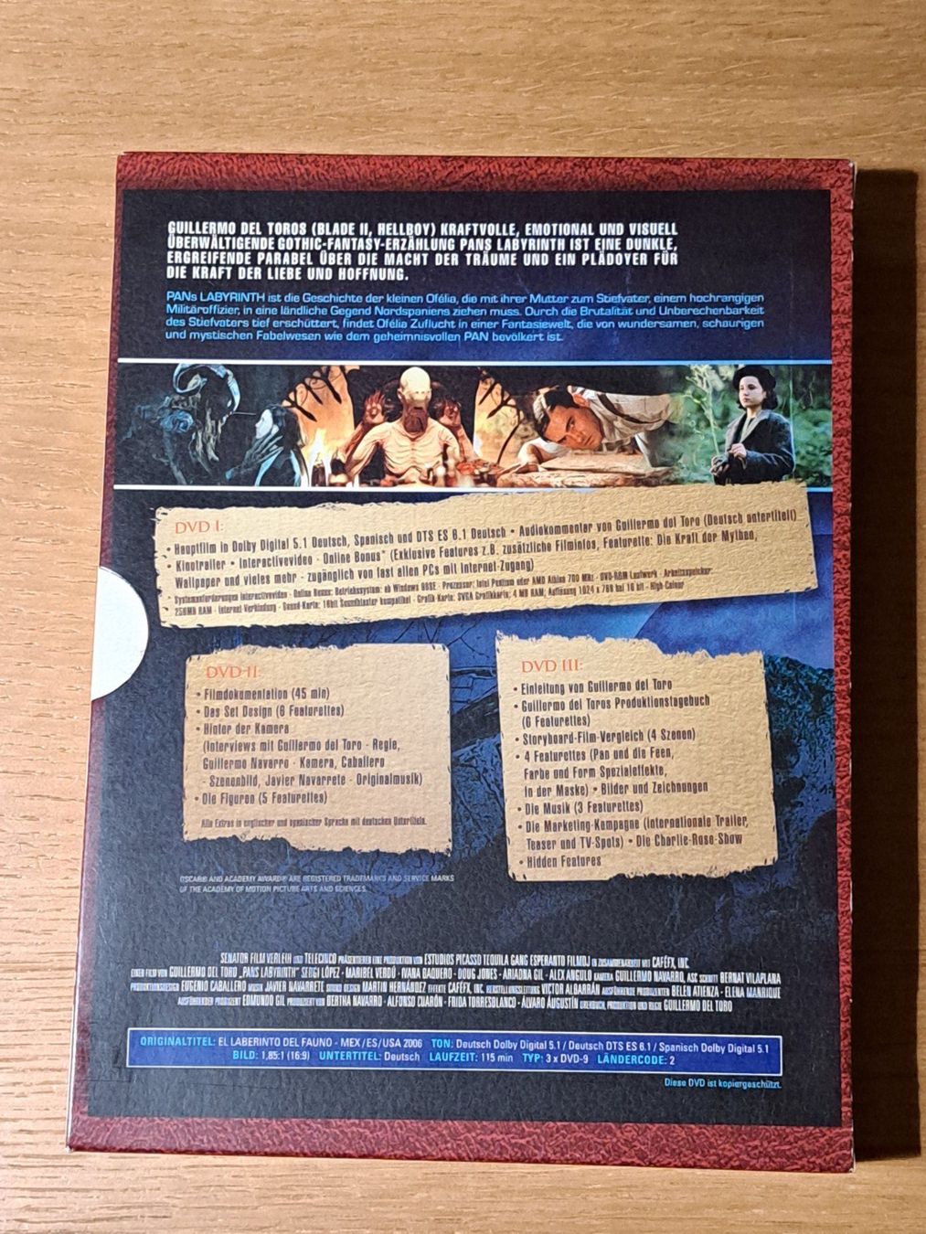 Tutti i DVDs: DVD PANs LABYRINTH, 3-Disc Collector's Edition – Usato da Unterseen venduto da Kanica 1