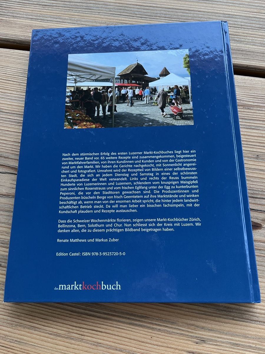 Libri: Luzerner Markt-Kochbuch – Usato da Eschenbach SG venduto da Joey-Li 1
