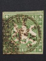 A.D Württemberg Mi-Nr.6 gestempelt 75 Fr