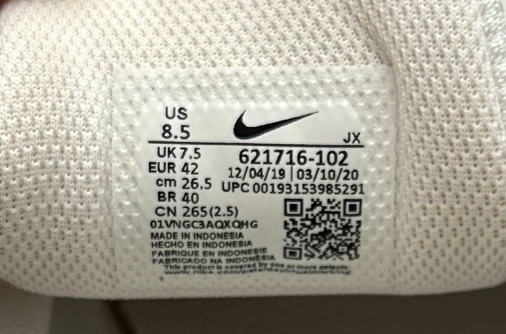 Nike Scarpe da uomo: Nike Sneaker Reax weiss – Usato da Ried b. Kerzers venduto da MADRIDISTA_CM 1