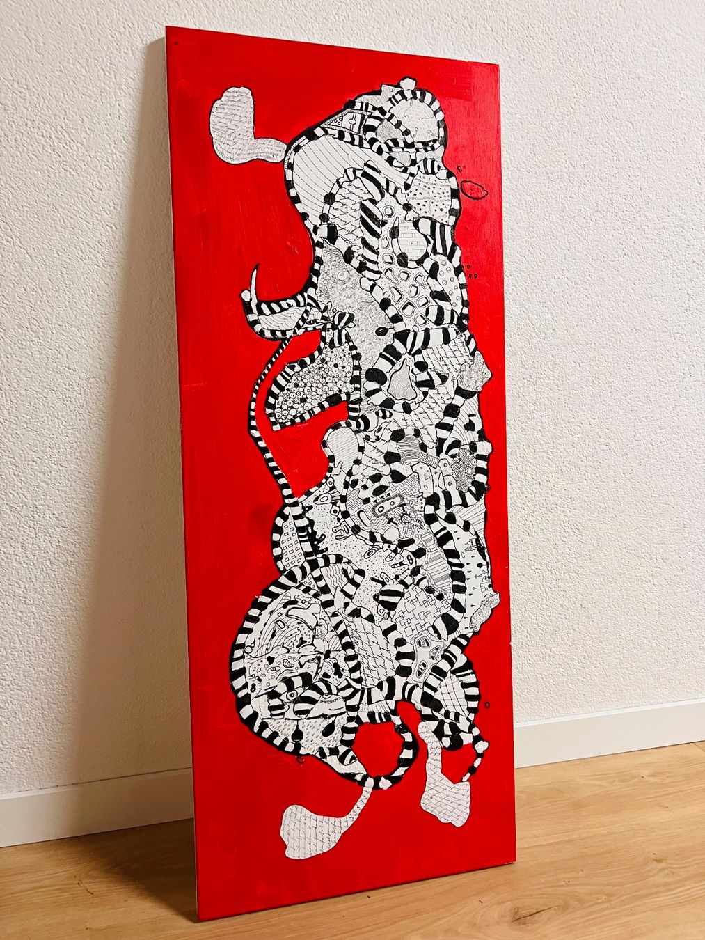Dipinti: Abstrakt Gemälde 40x100 cm – Nuovo e nell'imballaggio originale da Kreuzlingen venduto da eszanza 2