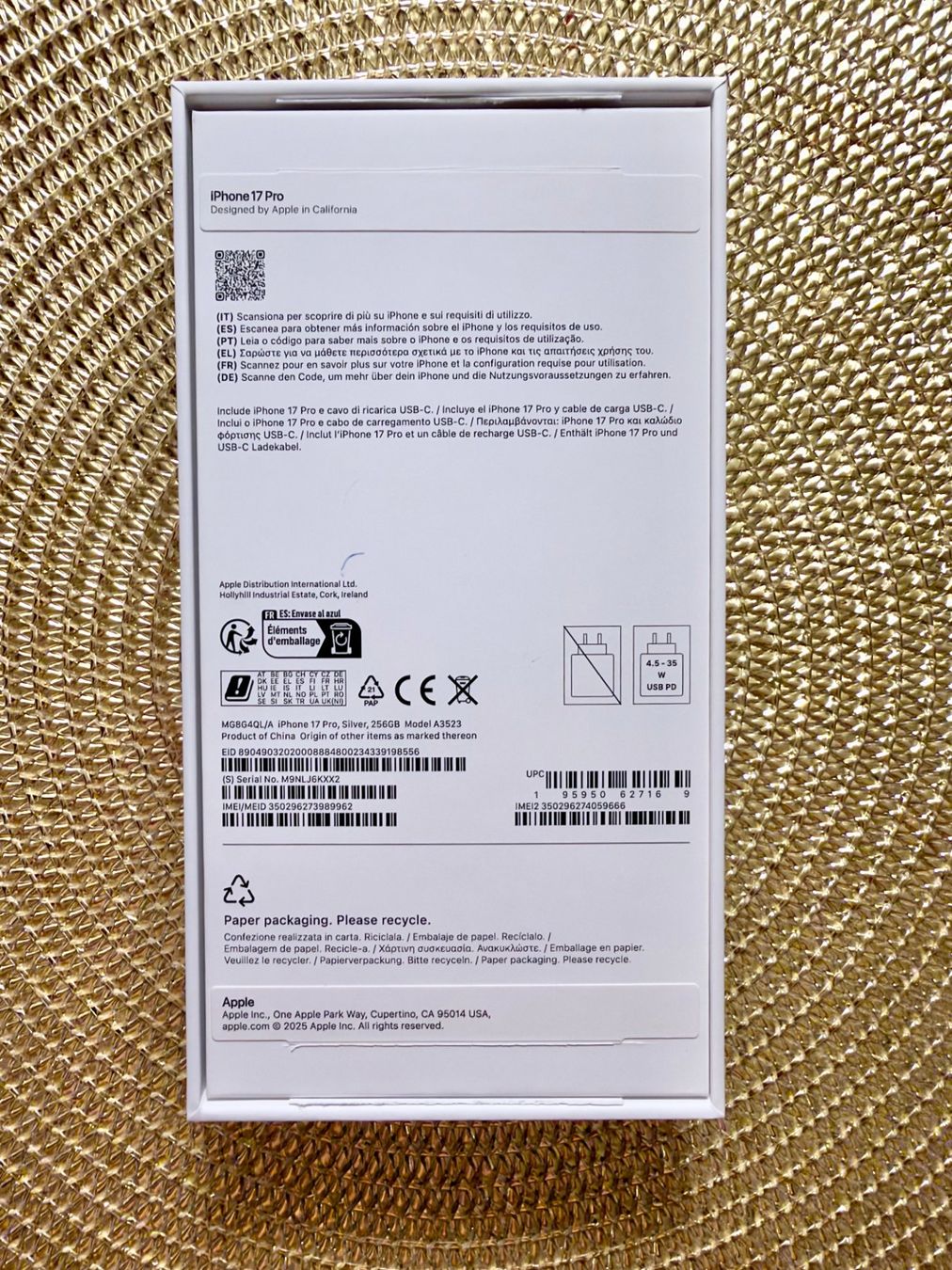 Apple Telefoni cellulari / Smartphones: Apple Ipone 17 Pro 256 GB Silber – Usato da Wädenswil venduto da ulimod 5