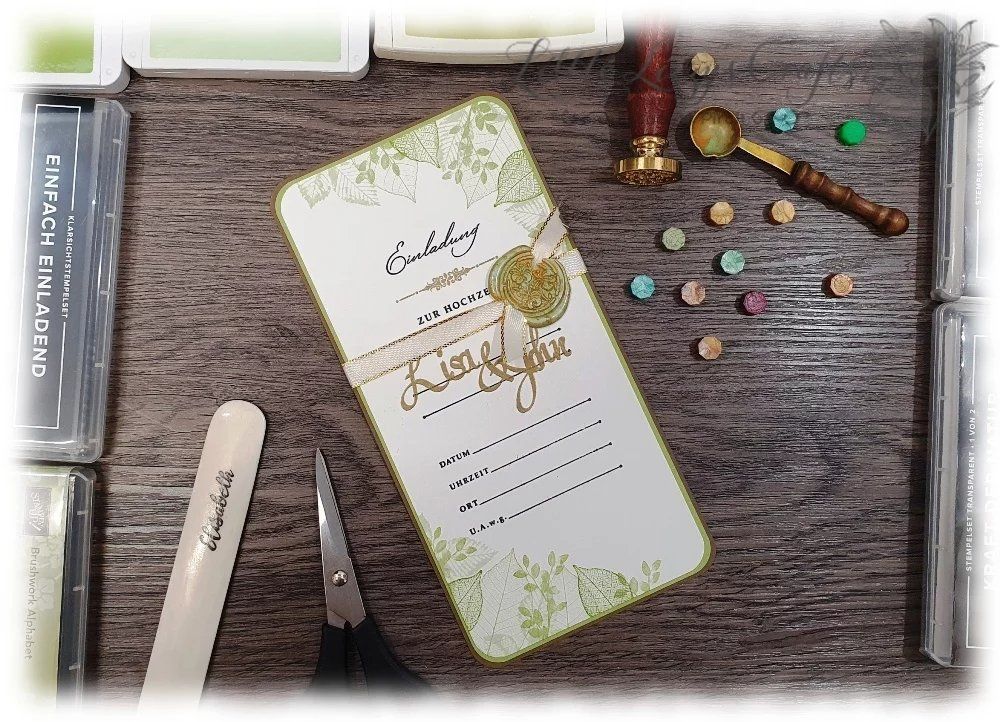 Stampin' up! Timbri: Stempelset "einfach einladend" von Stampin up – Nuovo e nell'imballaggio originale da Frauenkappelen venduto da evangelina78 5