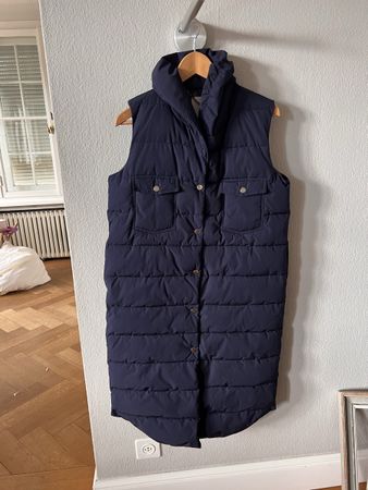 Langes Gilet Rich&Royal, Gr. 36, blau
