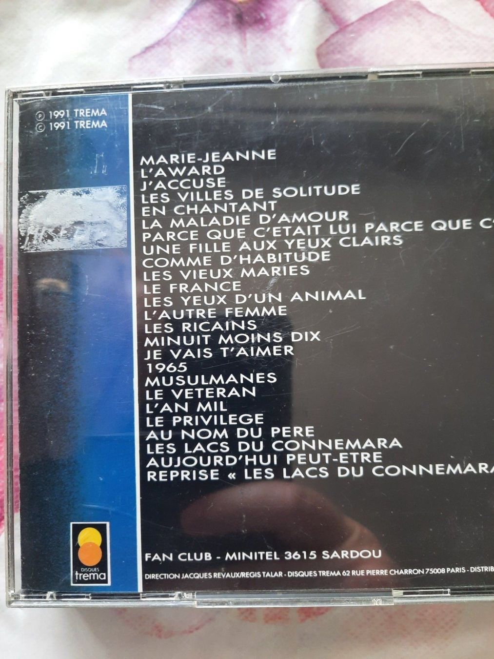 CDs: CD Sardou - Bercy 91 – D'occasion à Pully par bro_n52j 2