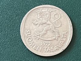 Finnland 1 Markka 1972 Münze