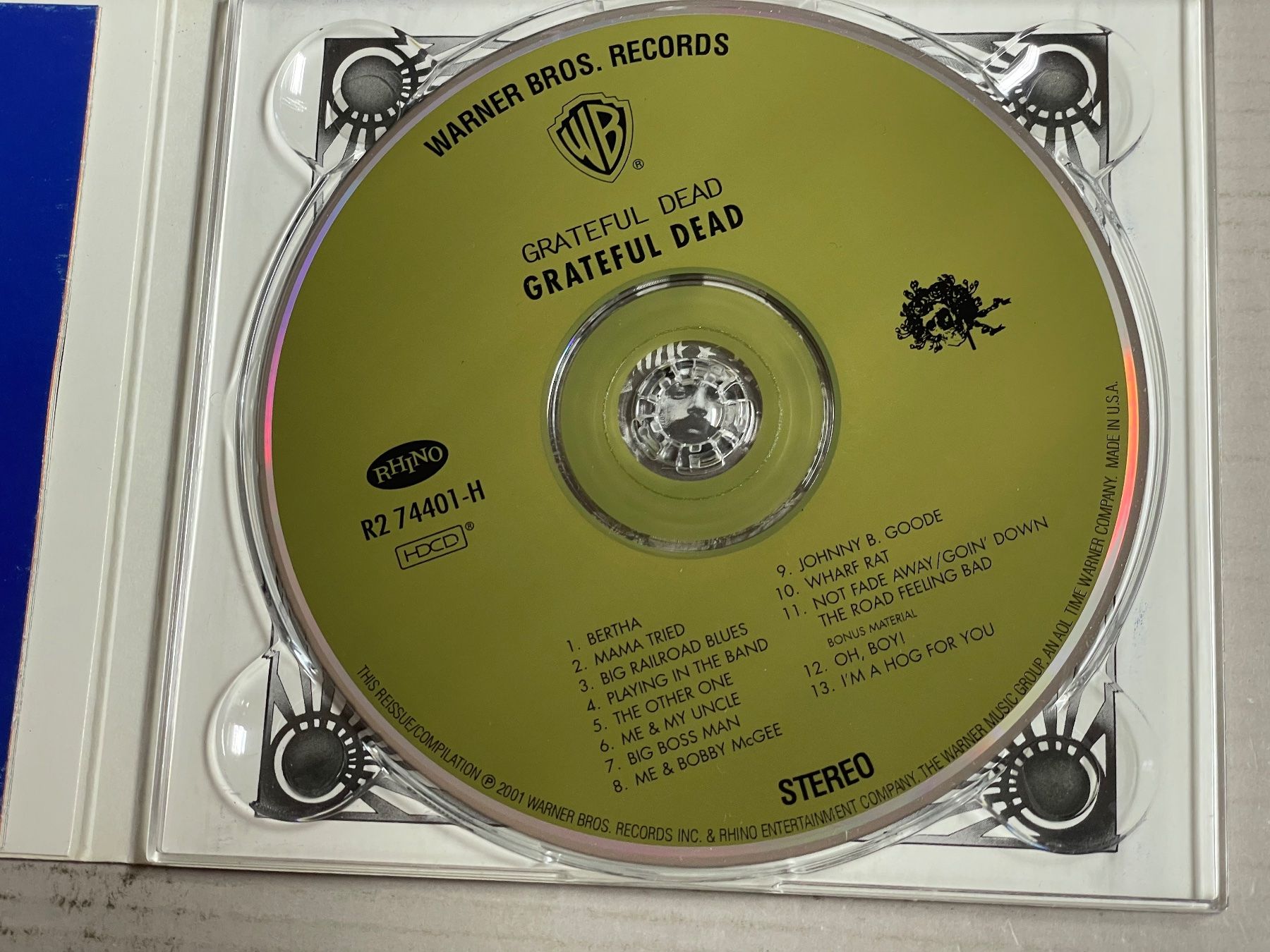 CD: Grateful Dead HD CD - Psychedelic Blues Folk  - Top – Usato da Muri b. Bern venduto da AdidasCollector 2